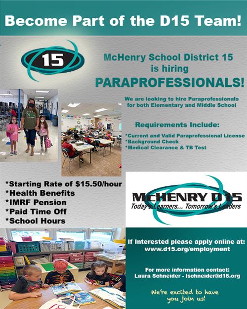 Paraprofessionals Ad