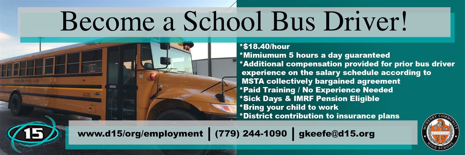 Bus Driver Advertisement for Hiring Purposes