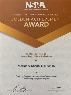 NSPRA Award 1